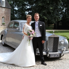 trouwvervoer Nis van der Horst de Rolls-Royce is 'the ultimate car to arrive in'