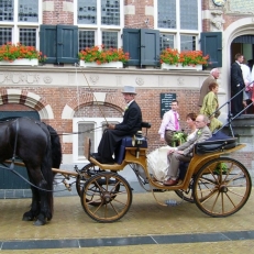 trouwvervoer Stalhouderij de Fiifhoeke origineel trouwvervoer in Friesland