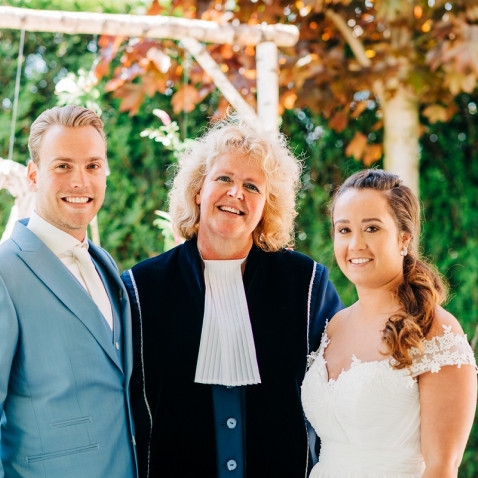 Trouwambtenaar Lief Bruidspaar Trouwambtenaar Lief Bruidspaar