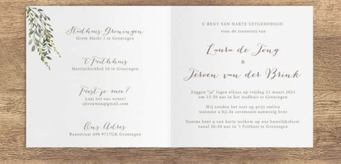 Trouwkaarten Wedding Designs Trouwkaarten Wedding Designs