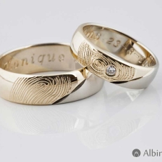 trouwringen Albino Ringen van Sjaak Knijn unieke trouwringen