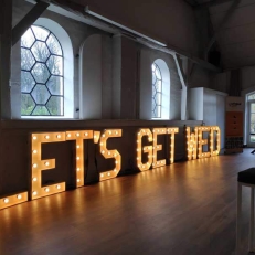  LetterlijkLicht unieke lichtletters voor de bruiloft!