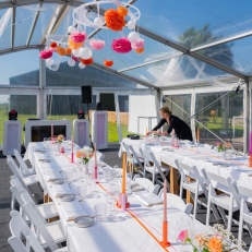 catering-partyverhuur Just Cooking Trouwcatering van intiem diner tot groot feest 