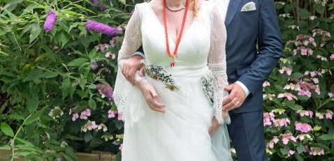 Trouwjurken Bruidsbloementuin