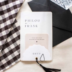 trouwkaarten Studio Dijs Van eerste kaart tot laatste detail, alles in jullie stijl