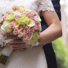 bruidsboeket De Stijl Floral Design bloemen met passie