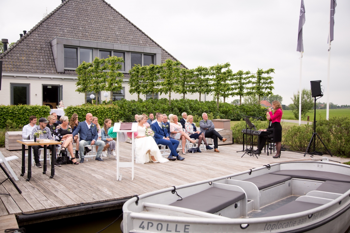 Buiten trouwen bij de Pollepleats