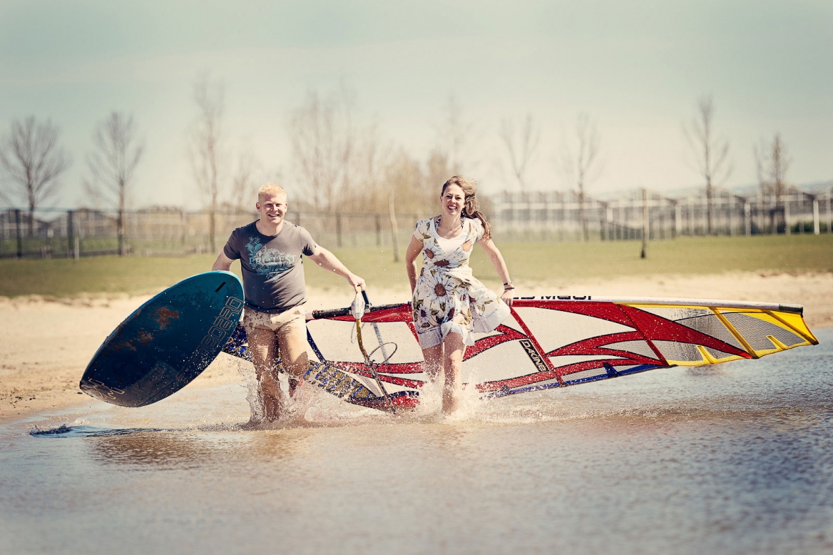 Loveshoot in het water