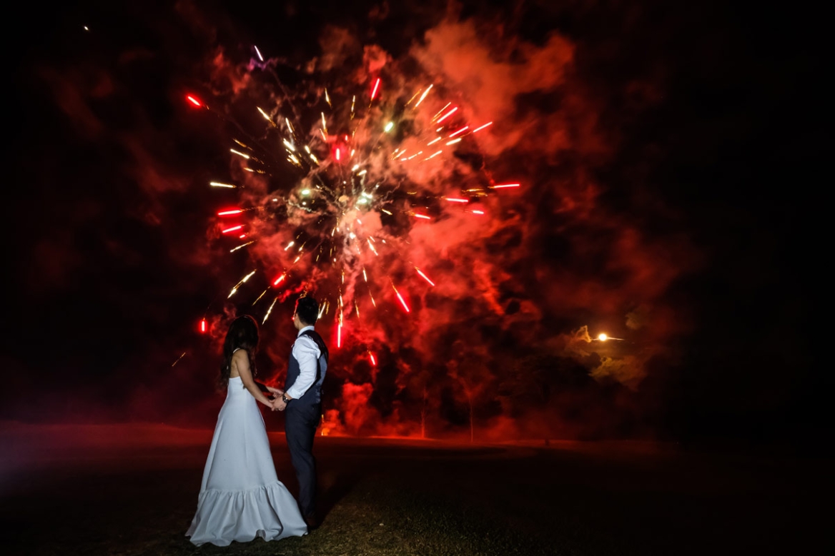 Vuurwerk op je trouwdag