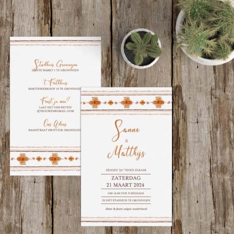 Wedding Designs exclusieve trouwkaarten en ander drukwerk