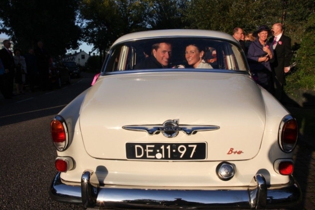 Volvo Trouwauto een klassieke Volvo Amazone als trouwauto
